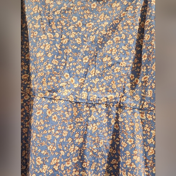 Madewell Blue Floral Dress - Picture 3 of 6